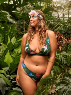 Lustige Nahtlose Höschen Für Damen Kolibri Und Blumen -Dedoles Hummingbird Flowers 2