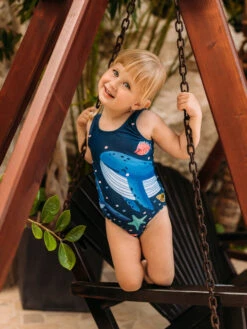 Lustiger Badeanzug Für Mädchen In Einem U-Boot -Dedoles In a Submarine 5