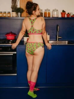 Lustige Damenbralette Saftige Wassermelone -Dedoles Juicy Watermelon 4 1