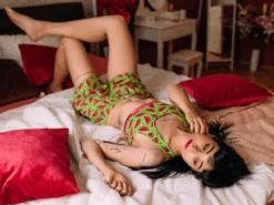 Lustige Damenshorts Saftige Wassermelone -Dedoles Juicy Watermelon 6