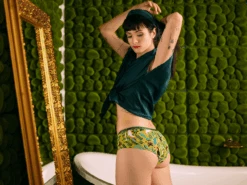 Lustige Hipster-Damenhöschen Dschungelvögel -Dedoles Jungle Birds 1