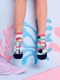 Lustige Knöchelsocken Für Kinder Kleine Meerjungfrau -Dedoles Kids Ankle Socks Little Mermaid 2