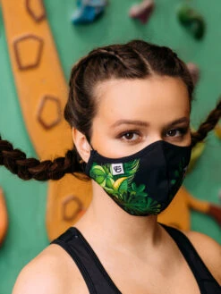 Lustige Antibakterielle Gesichtsmaske Lemur - Größe „Mittelgroß“ -Dedoles Kids Antibacterial Face Mask Lemur 2