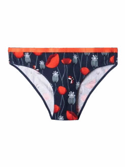 Lustige Damenhöschen Marienkäfer Und Mohnblumen