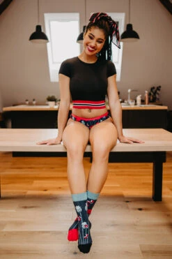 Lustige Damenhöschen Marienkäfer Und Mohnblumen -Dedoles Ladybugs Poppy Flowers 5 1