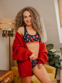 Lustige Hipster-Damenhöschen Marienkäfer Und Mohnblumen -Dedoles Ladybugs Poppy Flowers 6