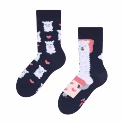 Lustige Kindersocken Schlafendes Lama