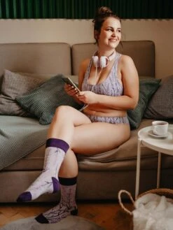 Lustige Brasilianische Damenschlüpfer Lavendel -Dedoles Lavender 8