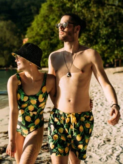 Lustige Badeshorts Für Männer Zitronen 16 Lustige Badeshorts Für Männer Zitronen -Dedoles Lemons 3