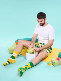 Lustige Shorts Für Männer Limette Und Zitrone -Dedoles Lime Lemon 1