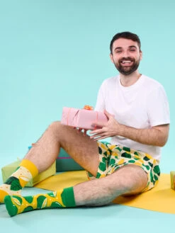 Lustige Shorts Für Männer Limette Und Zitrone -Dedoles Lime Lemon 4