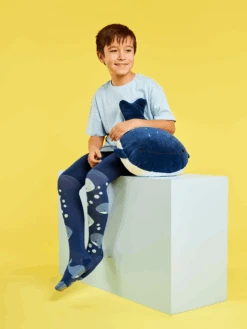 Lustige Strumpfhosen Für Kinder Kleine Wale -Dedoles Little whales 1