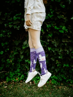 Lustige Kniestrümpfe Lama-Liebe -Dedoles Llama Love 2