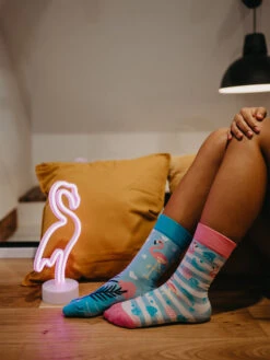 Lustige Socken Liebes-Flamingos 11 Lustige Socken Liebes-Flamingos -Dedoles Love Flamingos 3