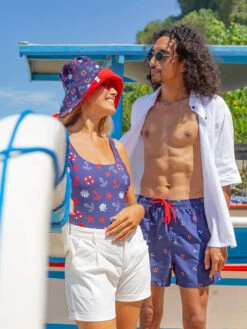 Lustiger Fischerhut Für Damen Meeresstimmung -Dedoles Maritime Mood 9