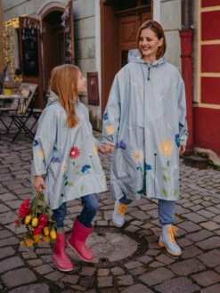 Lustiger Regenmantel Wiesenblumen -Dedoles Meadow Flowers 20