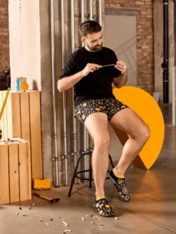 Lustige Hausschuhe Mechaniker 11 Lustige Hausschuhe Mechaniker -Dedoles Mechanic 2