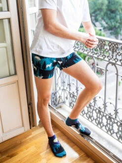 Lustige Boxershorts Für Männer Mondwolf -Dedoles Moon Wolf 2