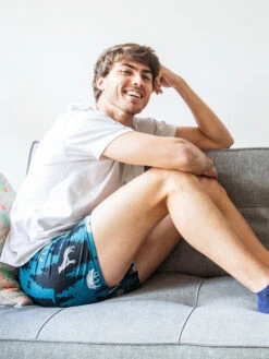 Lustige Boxershorts Für Männer Mondwolf -Dedoles Moon Wolf 5