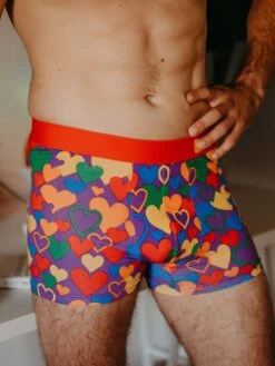 Lustige Boxershorts Für Männer Bunte Liebe -Dedoles Multicolor Love 4