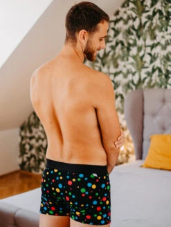Lustige Boxershorts Für Männer Neonpunkte -Dedoles Neon Dots 4 1