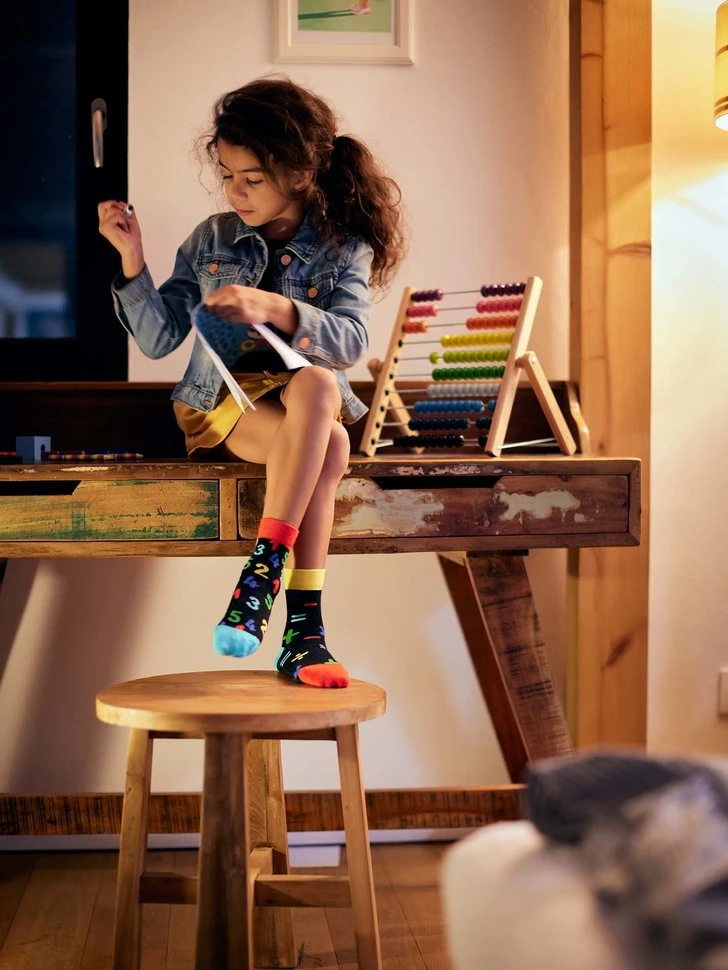 Lustige Kindersocken Zahlen 4 Lustige Kindersocken Zahlen – Bild 2