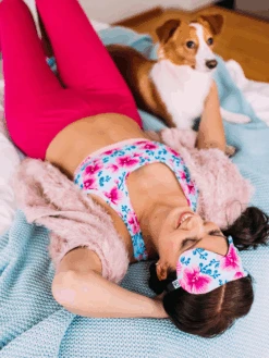 Lustige Schlafmaske Orchidee -Dedoles Orchid 1