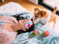 Lustige Schlafmaske Orchidee -Dedoles Orchid 4