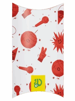 Ovale Geschenkbox Feier