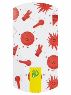 Ovale Geschenkbox Feier -Dedoles Oval Gift Box Celebration 3