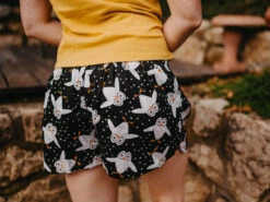Lustige Damenshorts Eulen -Dedoles Owls 3