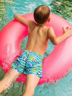 Lustige Badeshorts Für Jungen Panda Im Urlaub -Dedoles Panda 2 2