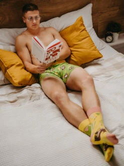 Lustige Boxershorts Für Männer Party-Faultier -Dedoles Party Sloth 1