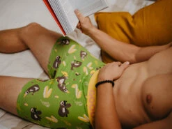 Lustige Boxershorts Für Männer Party-Faultier -Dedoles Party Sloth 3