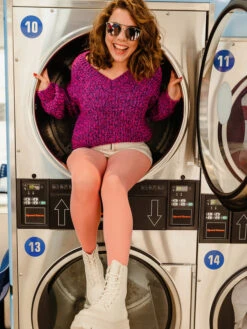 Nylonstrumpfhosen Pfirsichorange -Dedoles Peach Orange 3