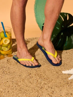 Lustige Flip-Flops Pfauenfedern -Dedoles Peacock Feathers 4