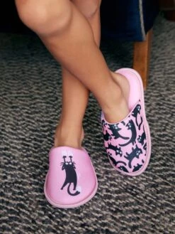 Lustige Hausschuhe Für Kinder Rosa Katzen -Dedoles Pink Cats 8