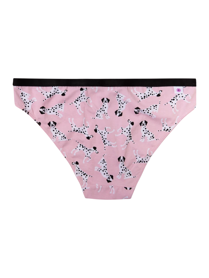 Lustige Damenhöschen Rosa Dalmatiner 4 Lustige Damenhöschen Rosa Dalmatiner – Bild 2