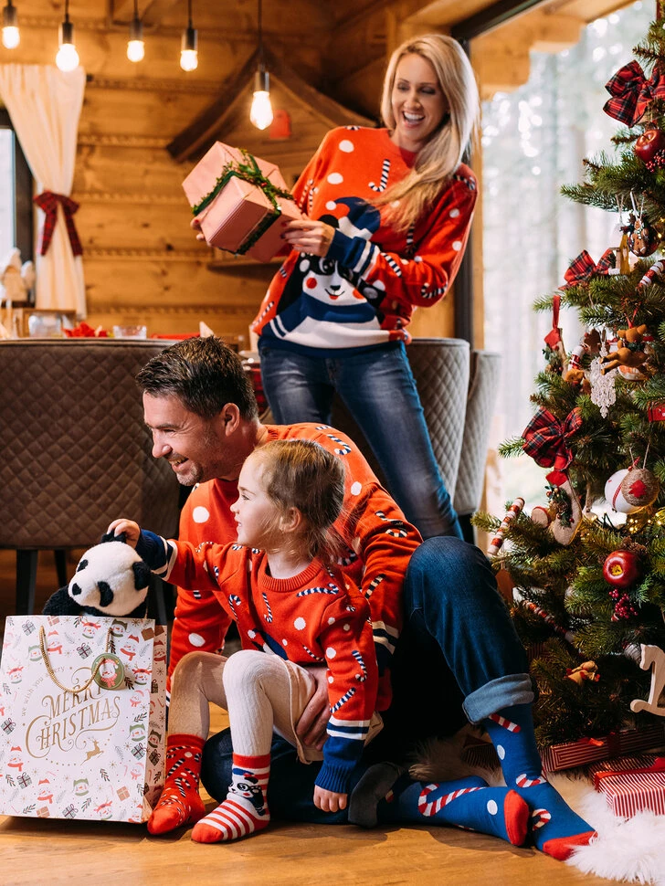 Lustige Warme Socken Für Kinder Verspielter Panda 4 Lustige Warme Socken Für Kinder Verspielter Panda – Bild 2