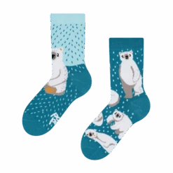 Lustige Kindersocken Eisbären
