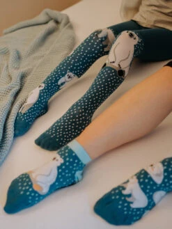 Lustige Strumpfhosen Für Kinder Eisbären -Dedoles Polar Bears 1