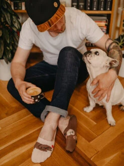 Lustige No-Show-Socken Puppuccino -Dedoles Puppuccino 1