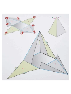 Duftende Pyramiden-Geschenkbox Weihnachtszauber -Dedoles Pyramid Gift Box manual 1