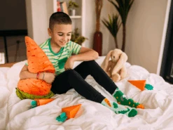 Lustige Kindersocken Kaninchen Und Karotte -Dedoles Rabbit and Carrot 8