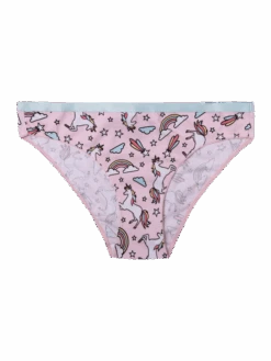 Lustige Damenhöschen Regenbogen-Einhorn