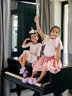 Lustige Hausschuhe Für Kinder Regenbogen-Einhorn -Dedoles Rainbow Unicorn 1 2