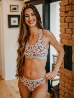 Lustige Damenbralette Regenbogen-Einhorn -Dedoles Rainbow Unicorn 2 1