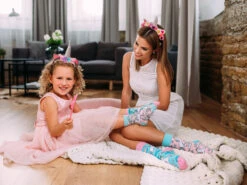 Lustige Kindersocken Regenbogen-Einhorn -Dedoles Rainbow Unicorn 2 2