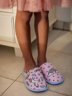 Lustige Hausschuhe Für Kinder Regenbogen-Einhorn -Dedoles Rainbow Unicorn 7