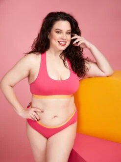 Himbeerrosa Damenbralette -Dedoles Raspberry Pink Women s Bralette 3